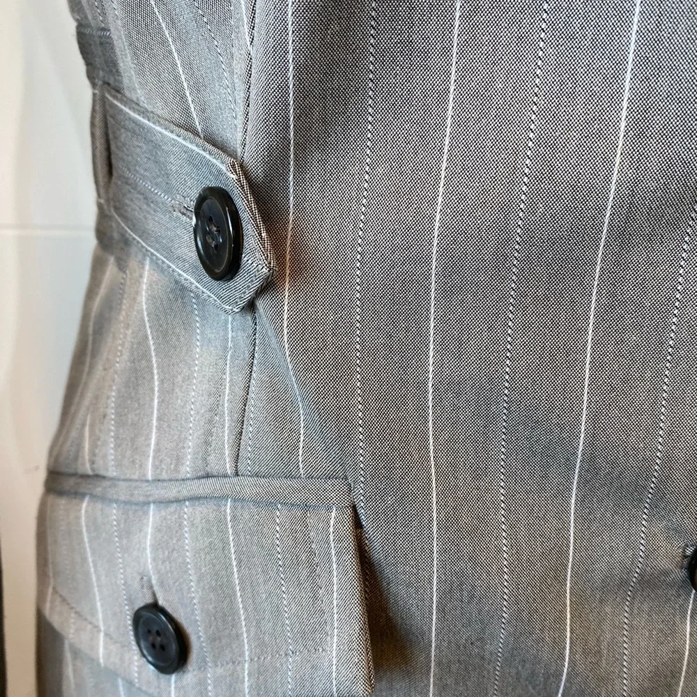 ETCETERA Classic pinstriped blazer with button details - Picture 5 of 7